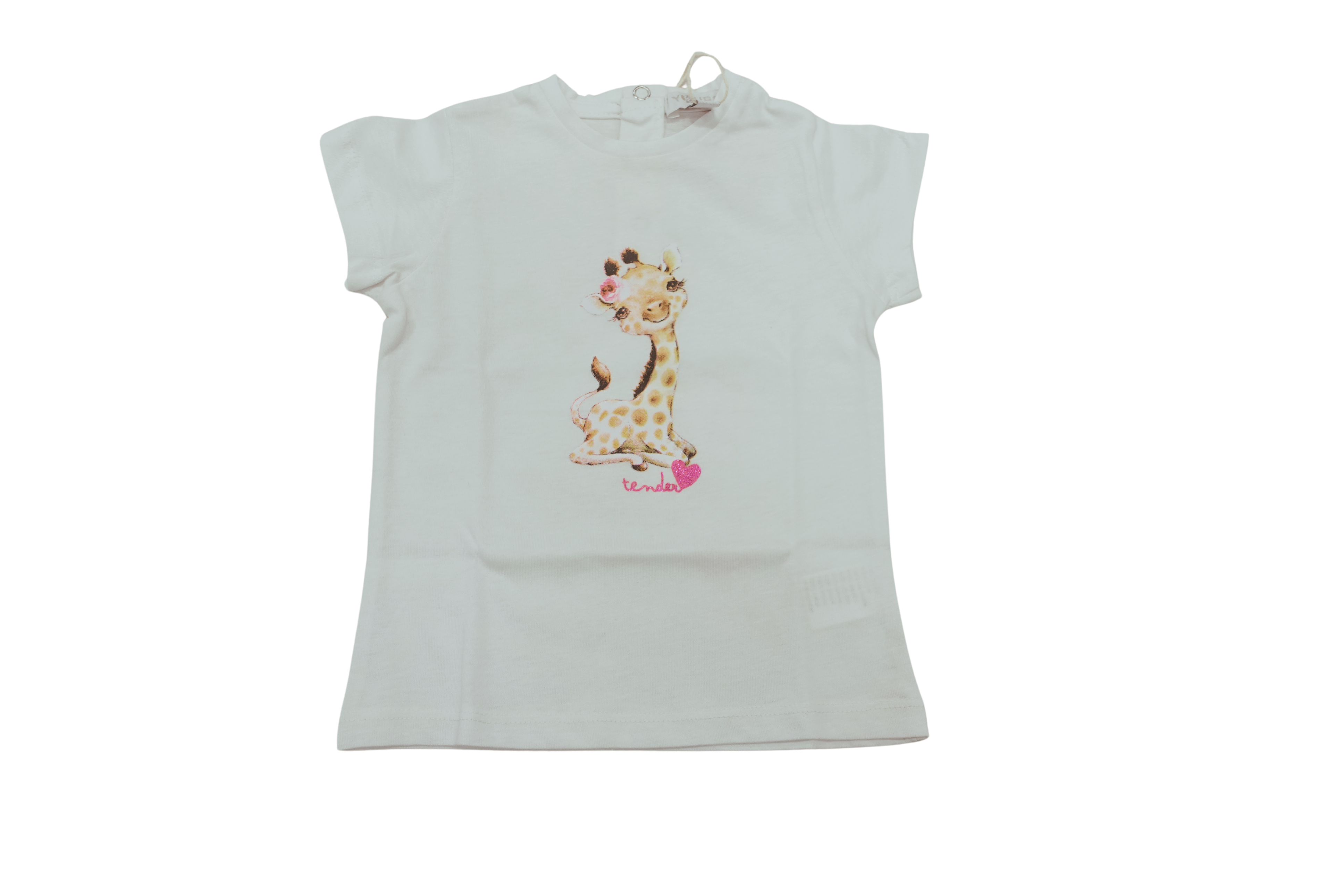T-shirt neonata giraffa - BY2510