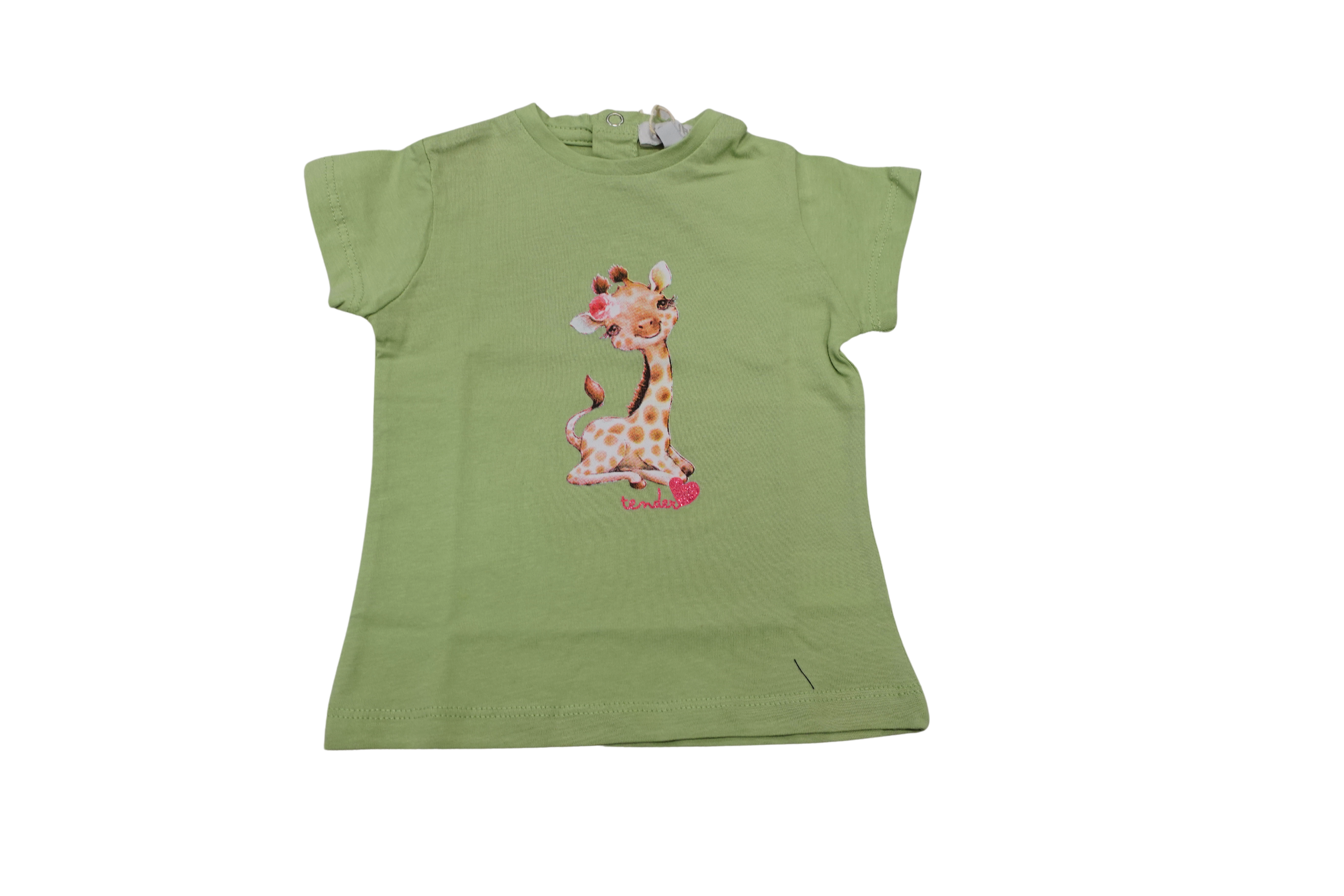 T-shirt neonata giraffa - BY2510