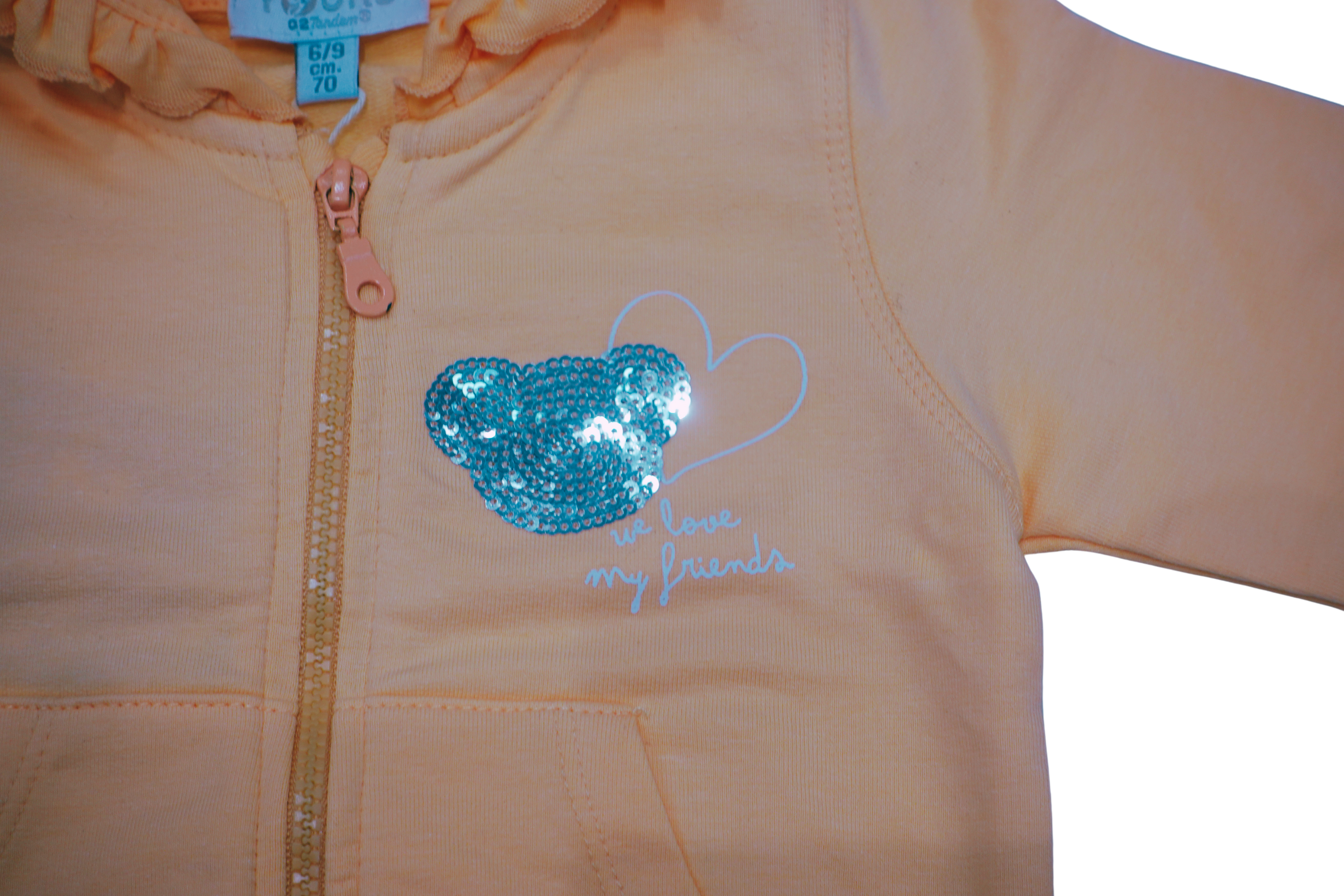 Tuta neonata salmone - BY2534