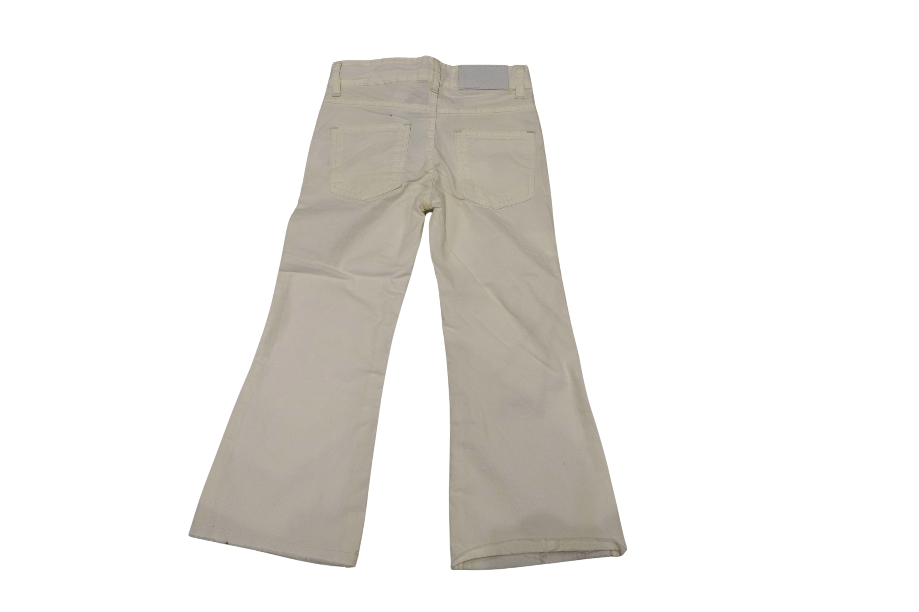 Pantalone baby denim bianco - BY2874