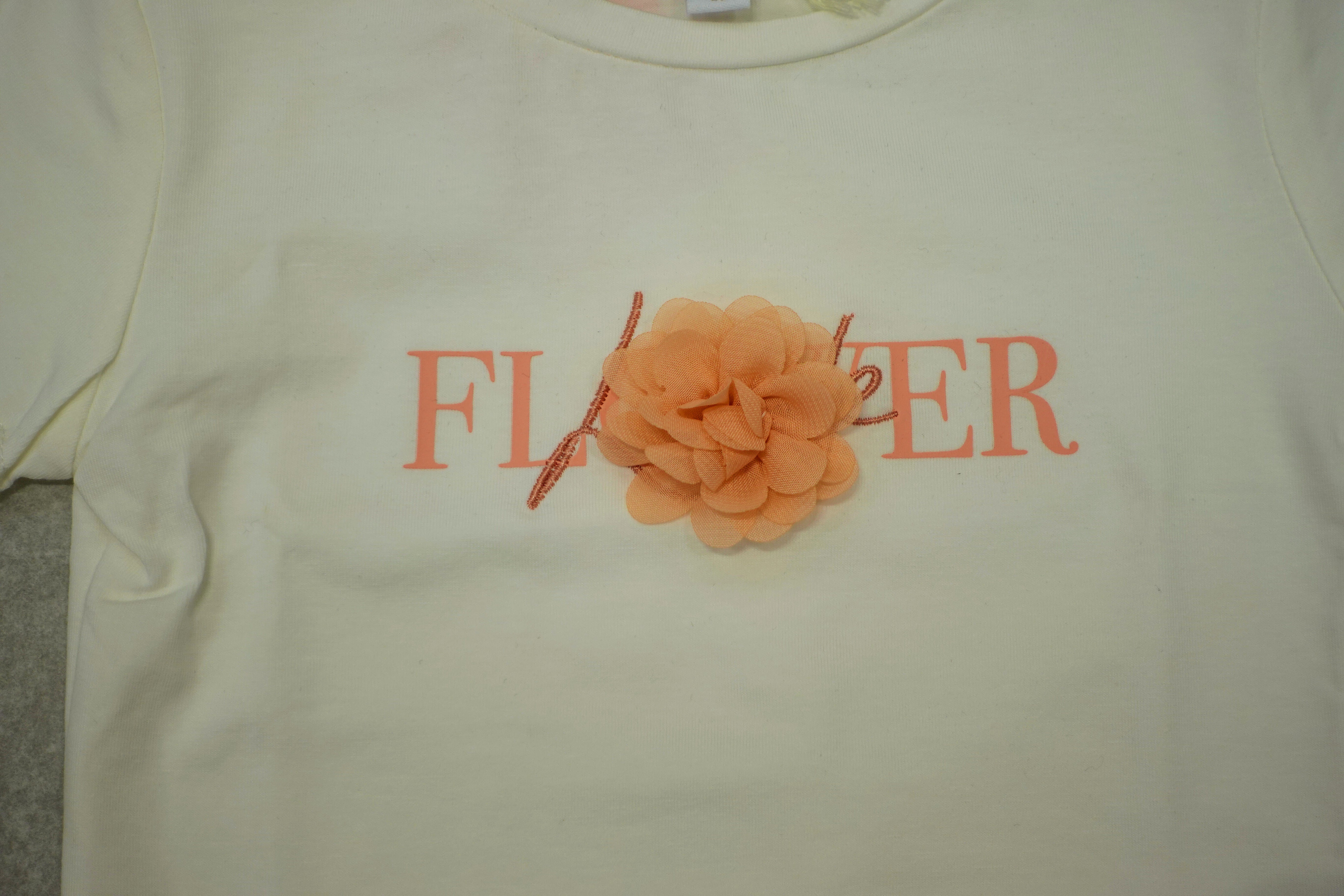 T-shirt baby flower - BY2831