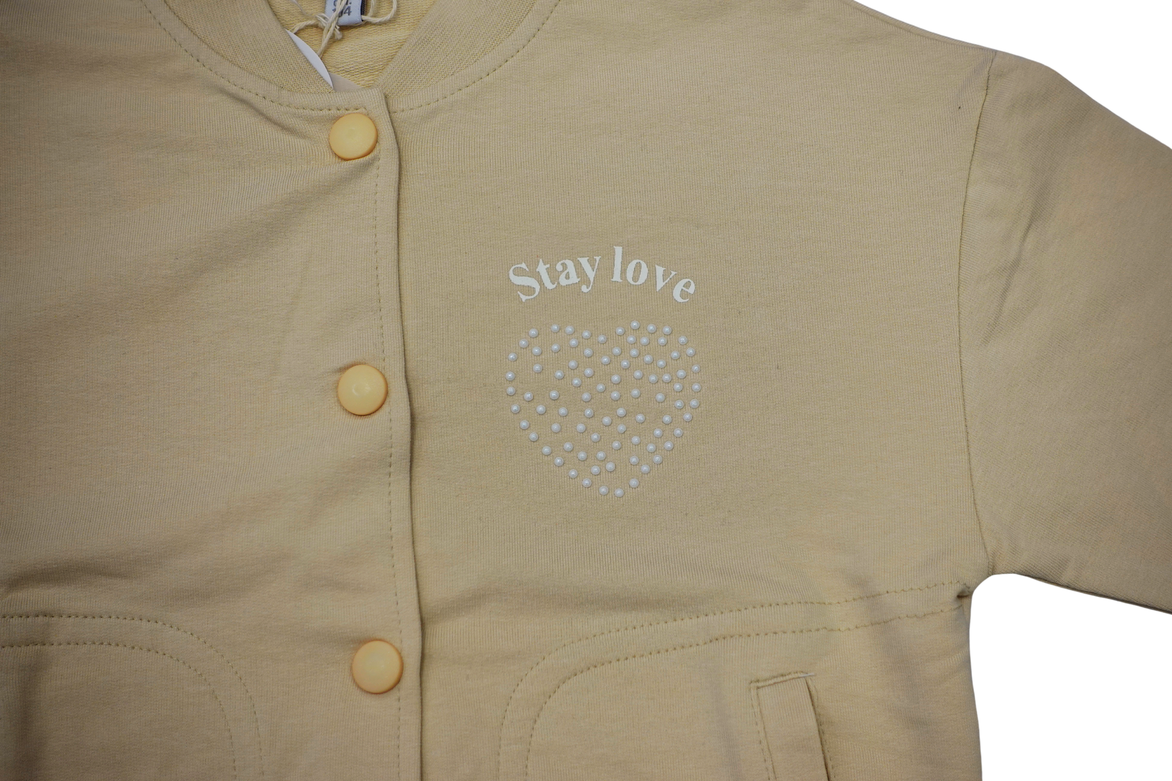 Felpa baby con bottoni - by2869