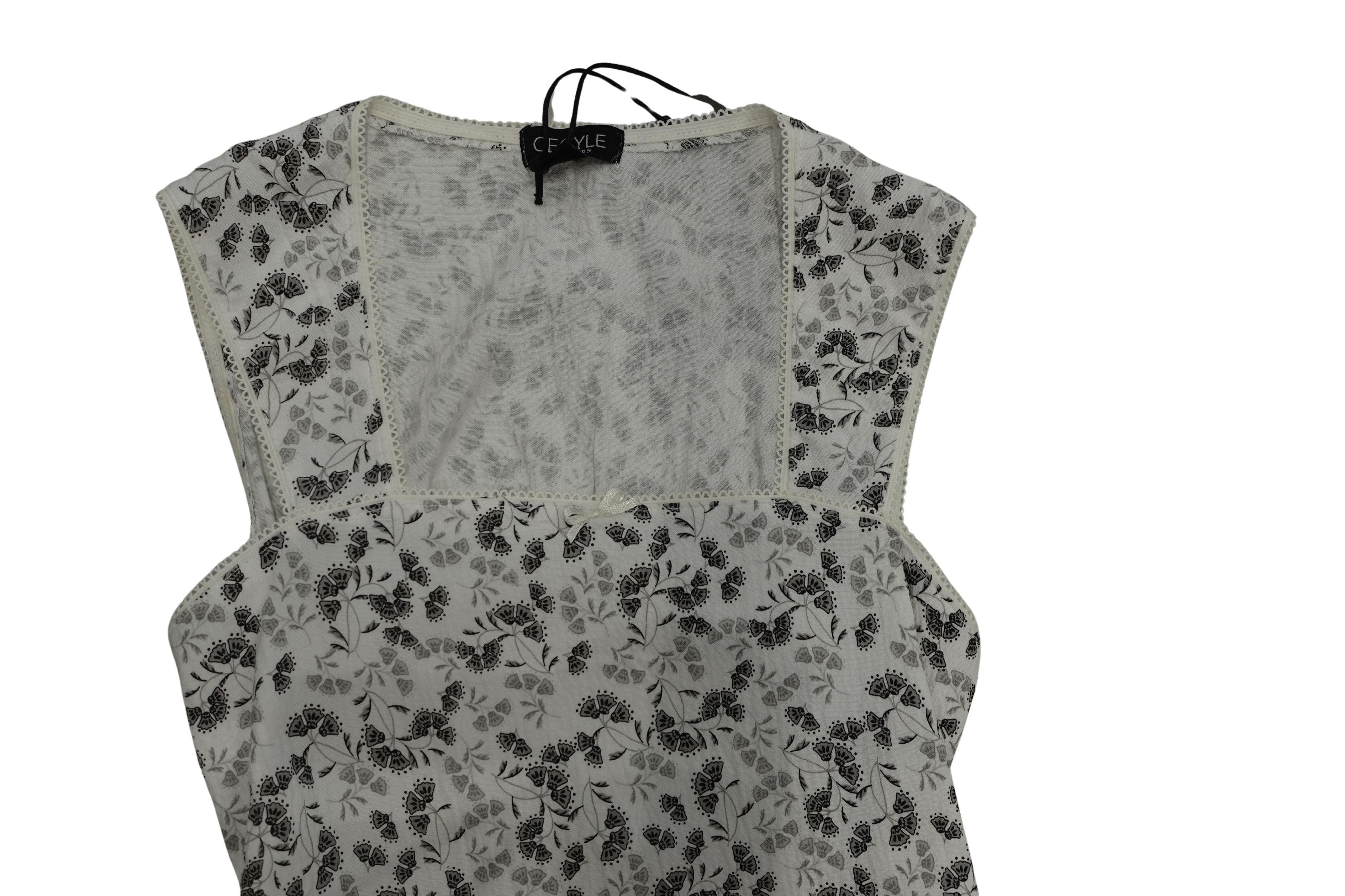 Abito fiori girl tela - by3306