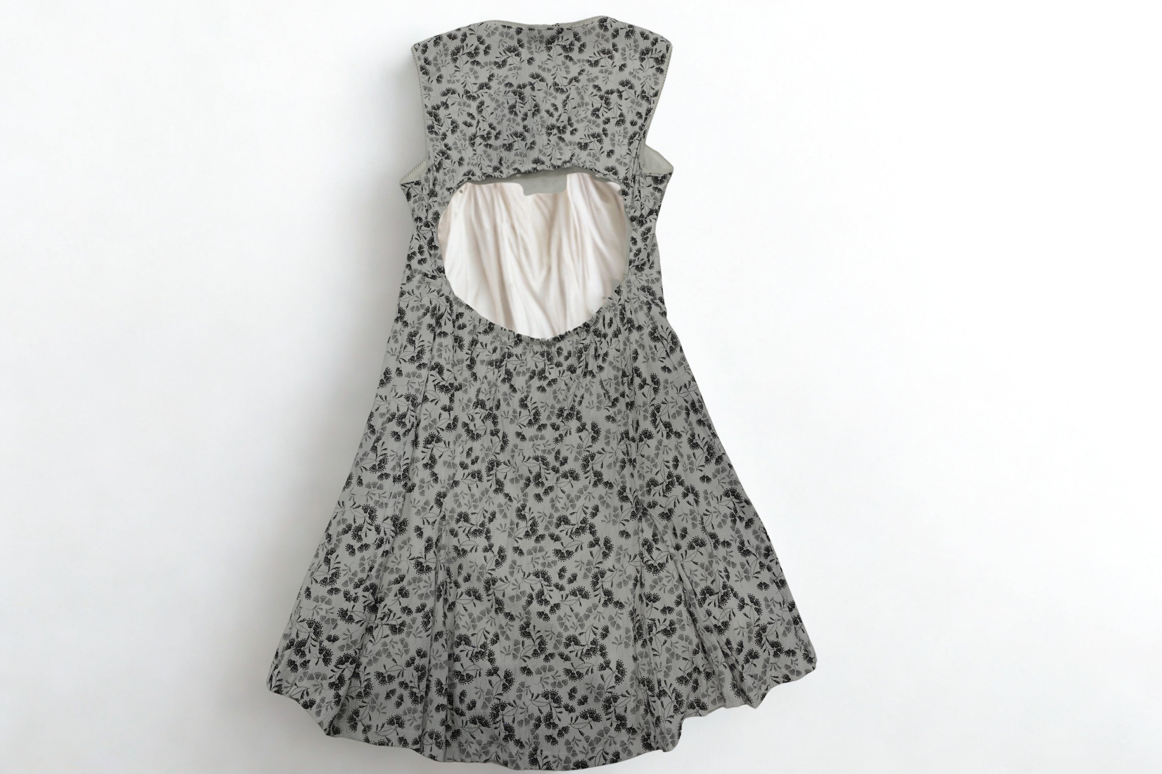 Abito fiori girl tela - by3306