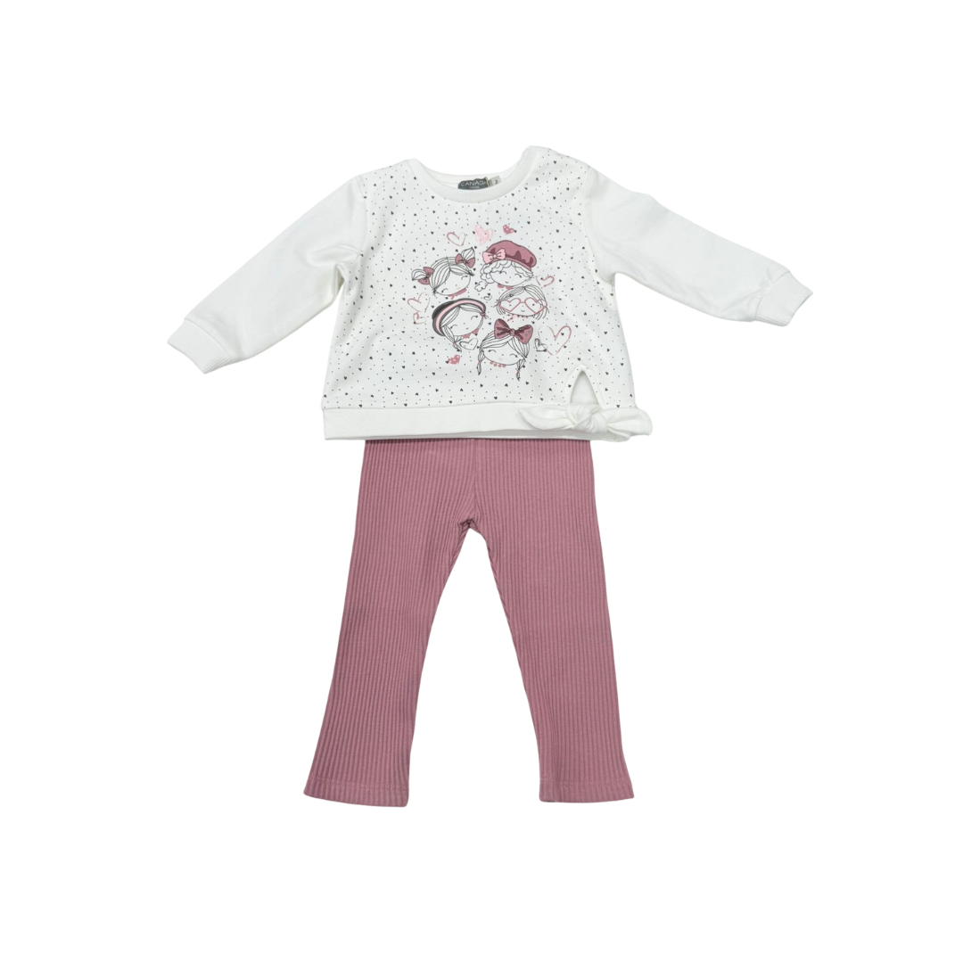 Set 2 pz culla neonato femm - 4319