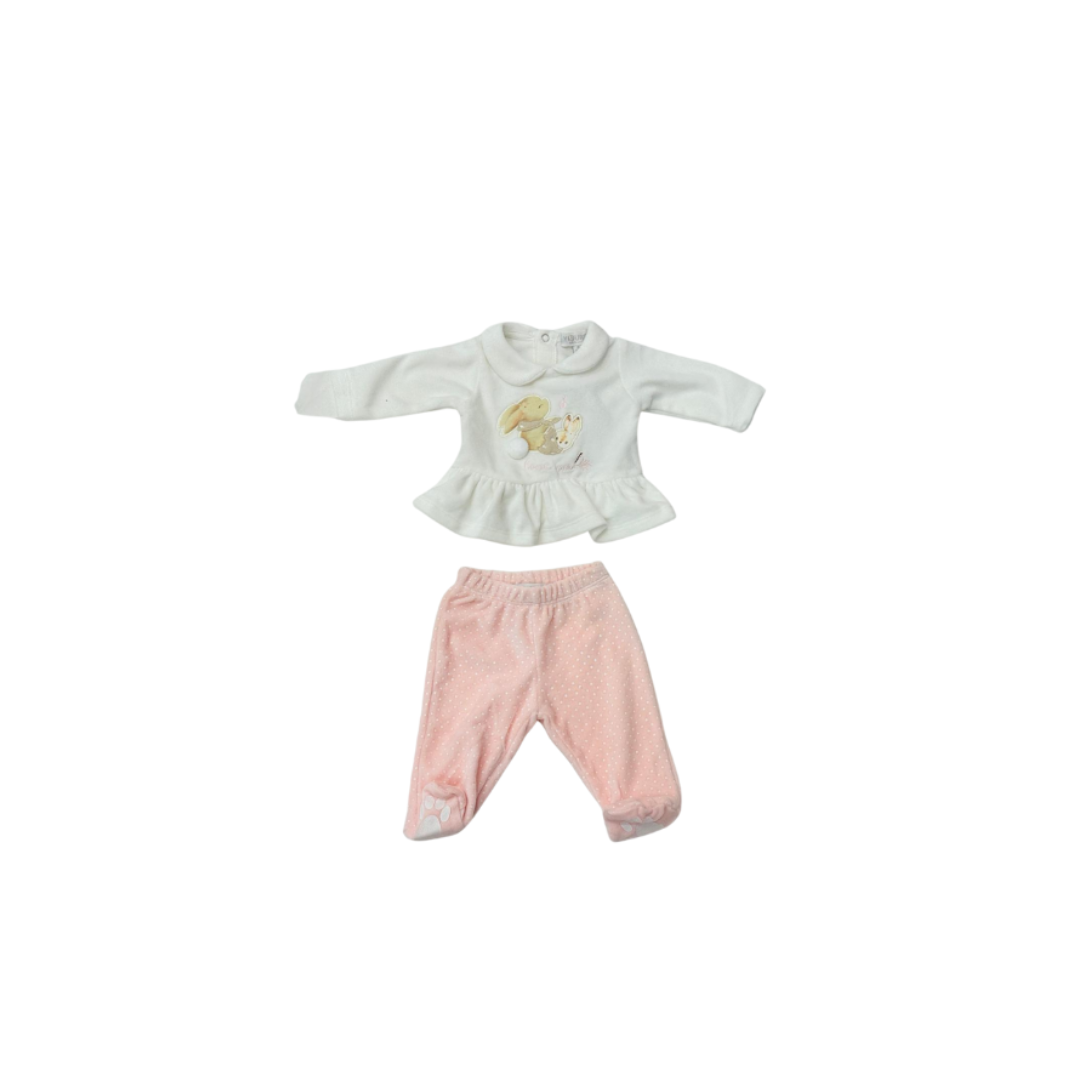 Tutina 2 pz culla neonato femm - BY4310