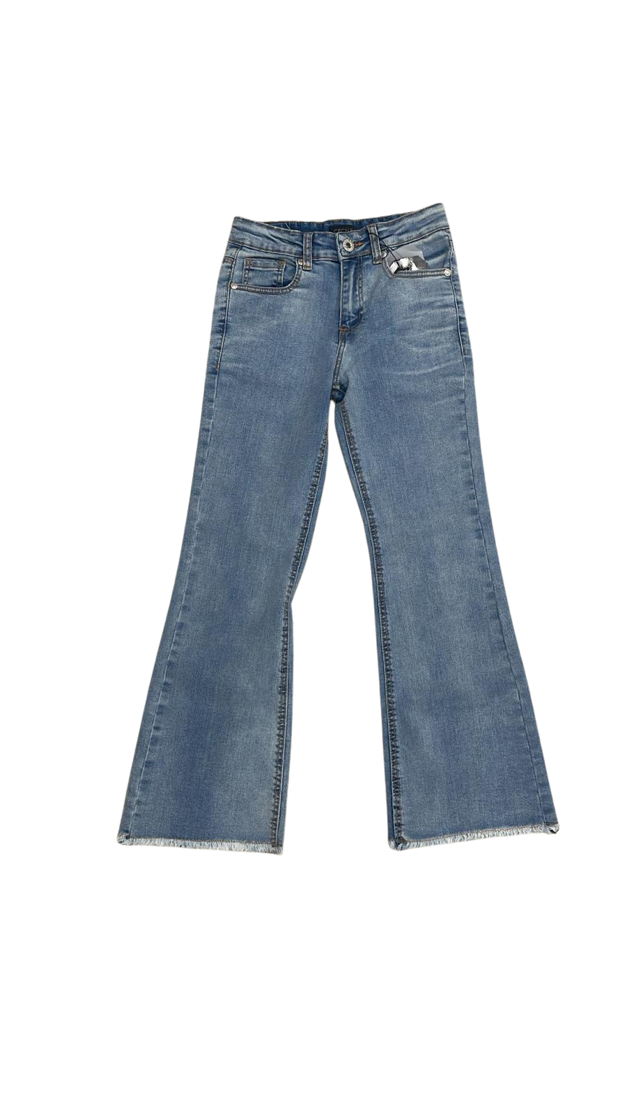 Jeans zampa sfrangiato - by3241